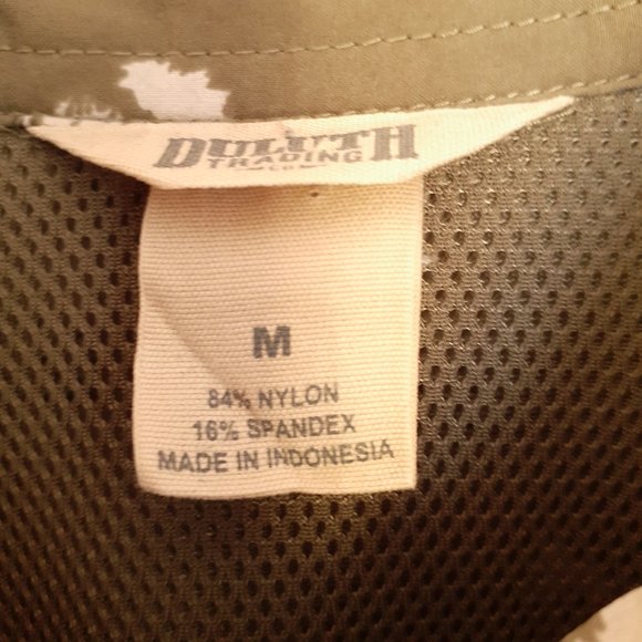 Duluth Trading DuluthFlex Sidewinder Long Sleeve Shirt Green Floral Size Size M - Picture 3 of 13